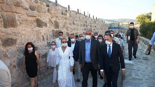 Bakan Ersoy, Bodrum Kalesi'nin açılışını yaptı