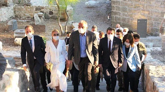 Bakan Ersoy, Bodrum Kalesi'nin açılışını yaptı