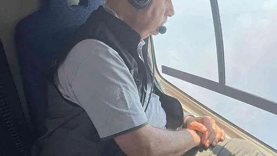 Bakan Kirişci, yangın söndürme çalışmalarını yerinde takip ediyor
