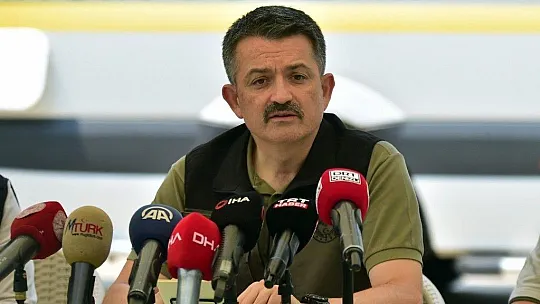 Bakan Pakdemirli orman yangınlarında son durumu açıkladı