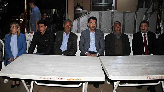 Bakan Kurum'dan ailelere taziye ziyareti