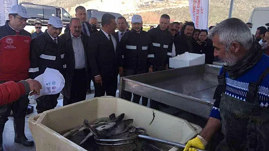 Balıkçılar ağı tarladan çekti