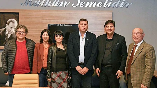 Karaca'dan Fethiye Baro Temsilcisi Yuluk'a hayırlı olsun ziyareti