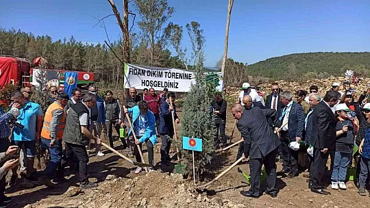 Basın toplantısı sonrası hatıra ormanı oluşturuldu