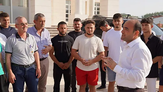 Seydikemerli Güreşçiler, Kırkpınar'a Dualarla Uğurlandı