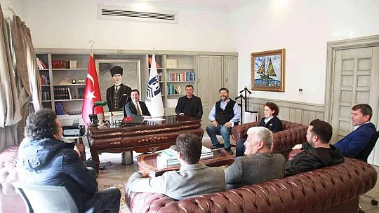 Başkan Aras'a destek ziyareti