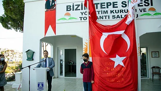 BAŞKAN ARAS, ATATÜRK BÜSTÜ'NÜN AÇILIŞINI GERÇEKLEŞTİRDİ