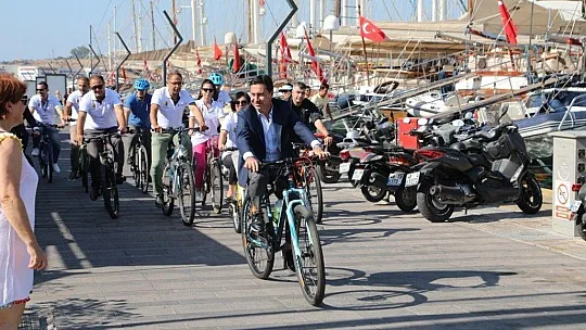 Başkan Aras Avrupa Hareketlilik Haftasında pedal çevirdi
