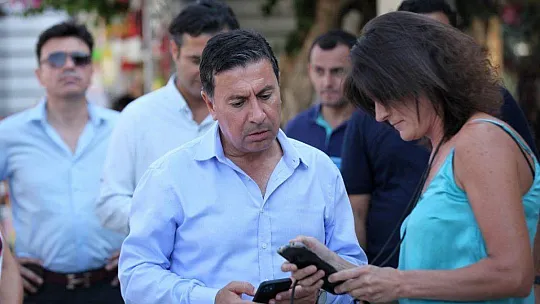 BAŞKAN ARAS, MAHALLE ZİYARETLERİNE DEVAM EDİYOR