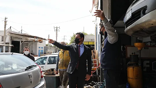 Başkan Aras, sanayi esnafını dinledi