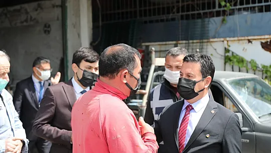 Başkan Aras, sanayi esnafını dinledi