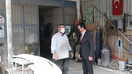 Başkan Aras, sanayi esnafını dinledi