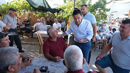 Başkan Aras'tan Turgutreis ve Karaova ziyareti