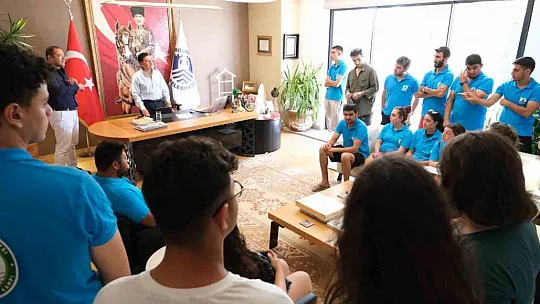 Başkan Aras, Tarım Kampı öğrencilerini ağırladı