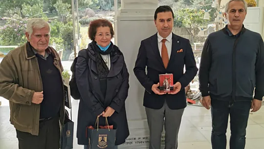 Başkan Aras'tan, Kos Belediye Başkanı Nikitaras'a ziyaret