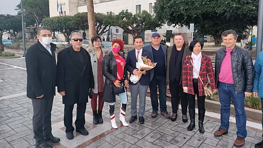 Başkan Aras'tan, Kos Belediye Başkanı Nikitaras'a ziyaret