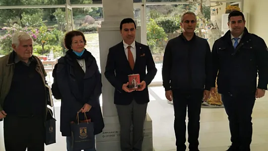 Başkan Aras'tan, Kos Belediye Başkanı Nikitaras'a ziyaret