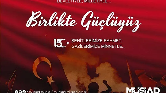 Başkan Demir: '15 Temmuz birlik ve beraberlik destanıdır'