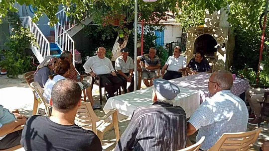BAŞKAN GÜMÜŞ'TEN KIRSAL MAHALLE ZİYARETLERİ