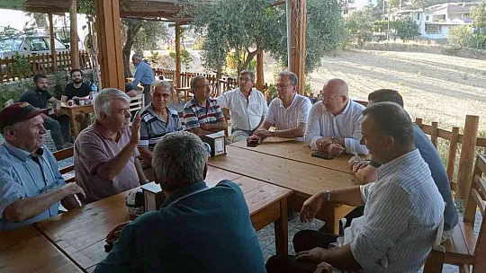 BAŞKAN GÜMÜŞ'TEN KIRSAL MAHALLE ZİYARETLERİ