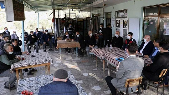 Başkan Gümüş'ün kırsal mahalle ziyaretleri sürüyor