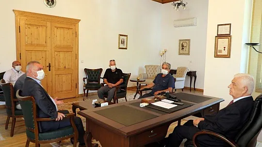 Başkan Gürün'e teşekkür ziyareti