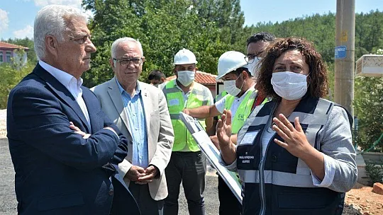 Başkan Gürün Ula'daki yatırımları inceledi