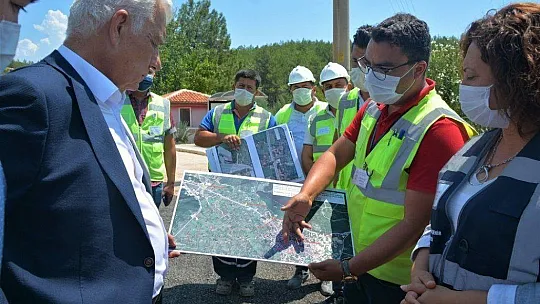 Başkan Gürün Ula'daki yatırımları inceledi