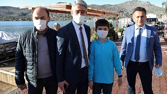 Başkan Oktay 2021'in son ziyaretini Bozburun'a gerçekleştirdi