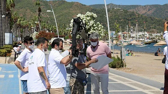 Başkan Oktay, Marmaris'in tanıtım filminde rol aldı