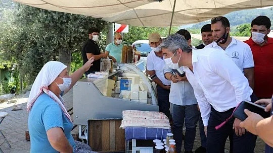 Başkan Oktay, Osmaniye Mahallesi'ni ziyaret etti