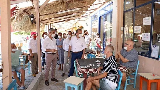 Başkan Oktay ve Milletvekili Girgin, Bozburun Mahallesi'ni ziyaret etti