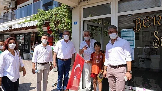 Başkan Oktay ve Milletvekili Girgin, Bozburun Mahallesi'ni ziyaret etti