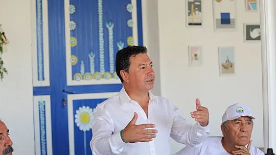 Başkan Aras, vatandaşlar bir araya geldi