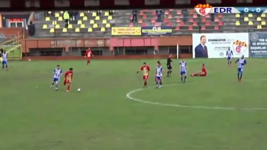Şimşek Edirne'de çaktı 0-1