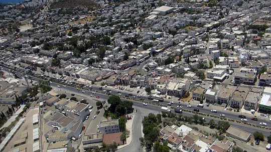 Bayram öncesi trafik havadan denetlendi