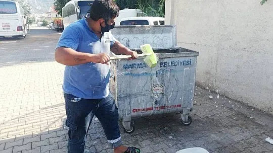 Bayramda Marmaris'te 1885 ton çöp toplandı