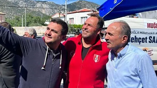 'Milletvekili Adayı Saatcı'yı Datça, bağrına bastı'