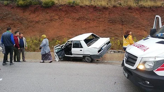 Kaygan Yol, Kazaya Neden Oldu 1 Yaralı