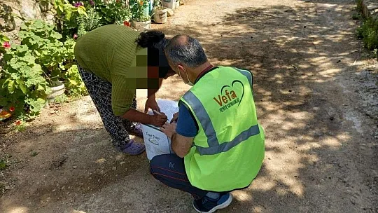Devletimizin şefkat eli Fethiye'de de ulaştı
