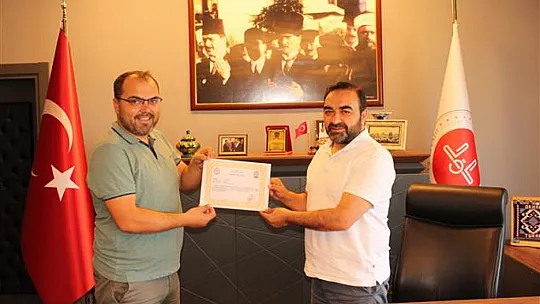 Deprem Bölgesinde Görev Alan Personele Başarı Belgesi Verildi