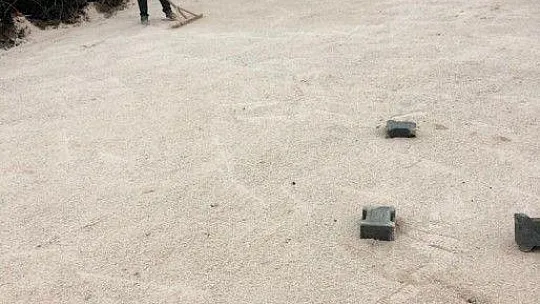 Fesleğen Mahallesi'nde parke kaplama çalışması tamamlandı