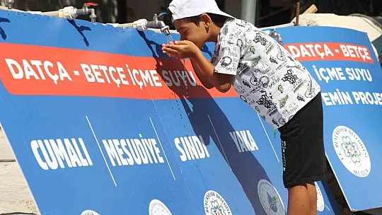 Betçe içme suyu projesi tamamlandı