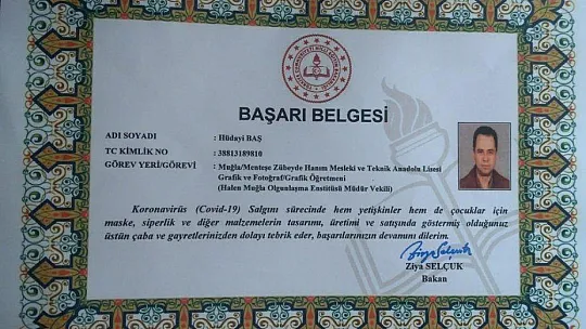 Bir hafta önce başarı belgesi ile ödüllendirilmişti, hayatını kaybetti