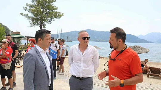 Bisikletseverler Burunucun'da ağırlandı