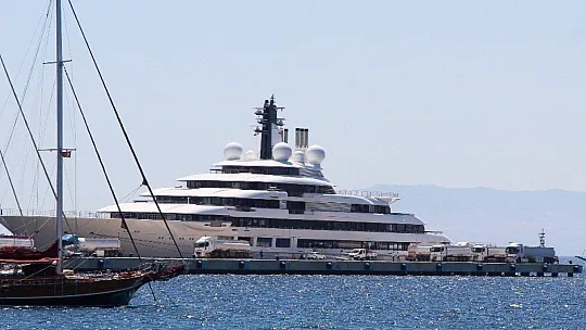 Bodrum'a gelen 2 milyar dolarlık yat, 3,5 milyon liralık yakıt aldı
