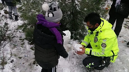 Bodrum'a yıllar sonra kar yağdı