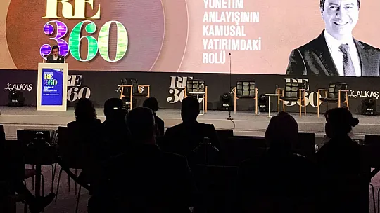 Başkan Aras RE360 Gayrimenkul Buluşmasında Konuştu