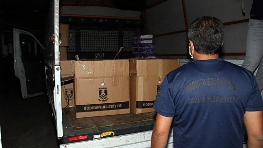 Bodrum Belediyesi depremzedelerin yanında