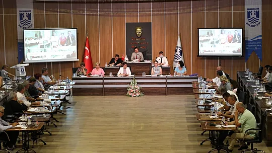 BODRUM BELEDİYE MECLİSİ AĞUSTOS AYI OLAĞAN TOPLANTISI GERÇEKLEŞTİ